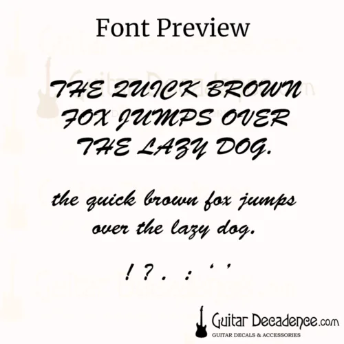 classic font