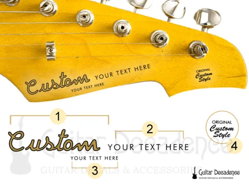 spaghetti font decal image