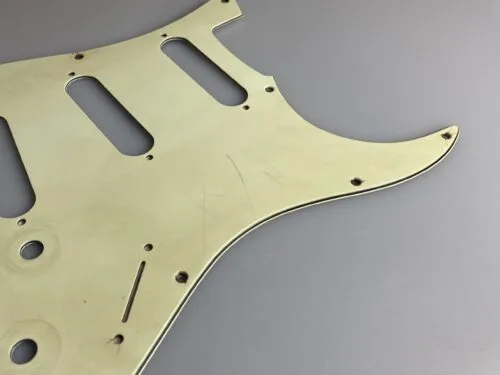 Pickguard Mint Green Per Chitarra Stratocaster - 3 Ply, 11 Fori, Stile Post-72 - Adpguitarparts