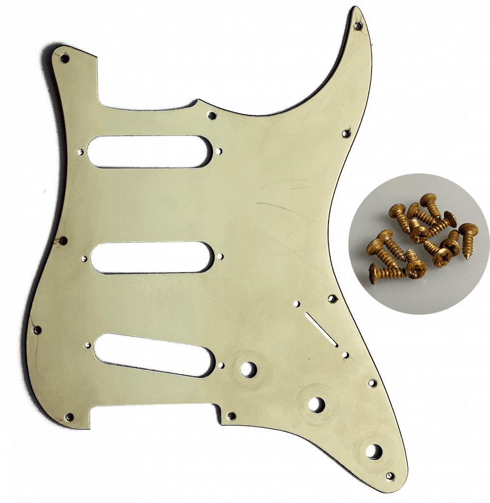 Aged / Relic Mint Green Pickguard 3ply ,11 holes for Stratocaster