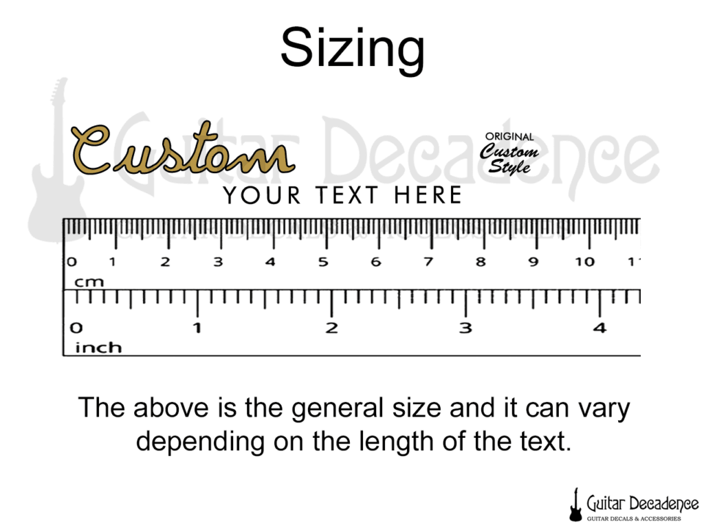 Spaghetti Two-Line Sizing