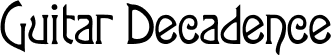 guitar decadence logo